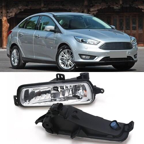 K-Car Front Bumper LED Fog Lamp DRL Driving Light Frame Headlight For Ford Focus 2015 2016 2017 2018