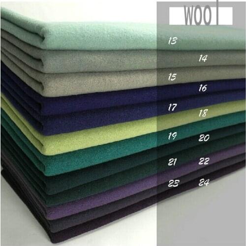 Cashmere And Woolen Cut Velvet Wool Fabric For Coat Winter Garment W1H03