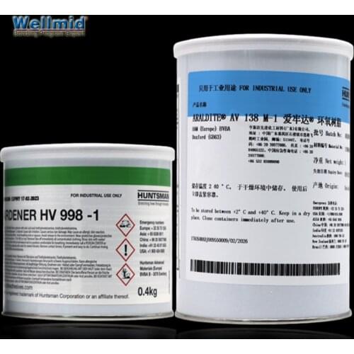 Araldite AV138M-1 HV998-1 Epoxy resin AB Glue Gap filling High temperature Chemical resistance Repair metal composite materials