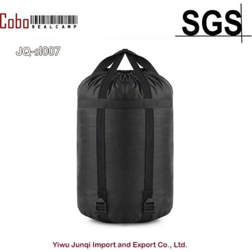 Compression Stuff Sack Waterproof Camping Sleeping Bag Stuff Storage Bag Sack Compressed Storage Saving Bag for Camping Black
