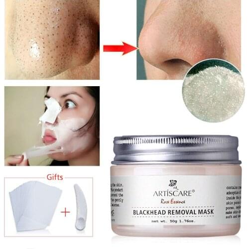 Blackhead Remover Mask Nose Mask Pore Strip Black Mask Peeling Acne Mask Peeling Acne Treatment Cleansing Face Care TSLM2