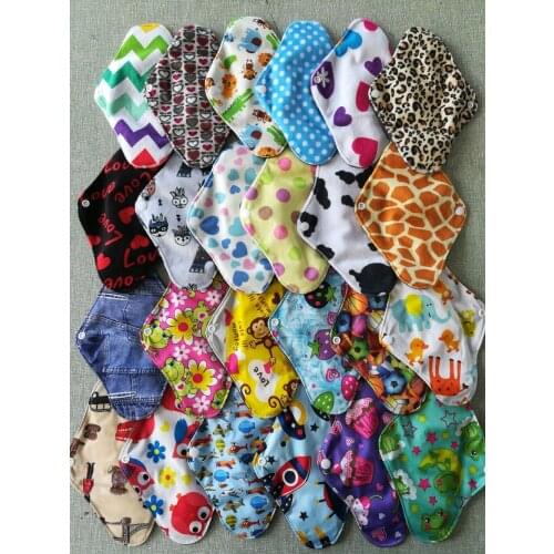 Naughtybaby Reusable Bamboo Cloth Washable Menstrual Pad Mama Sanitary Towel Pad vagina coletor menstrual clean