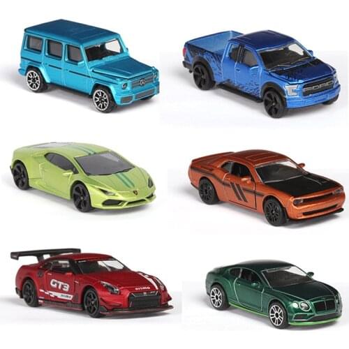 1/64 Majorette Simulation Alloy Car Model Ford F150 Benz G500 Nissan GTR Toy Car Male