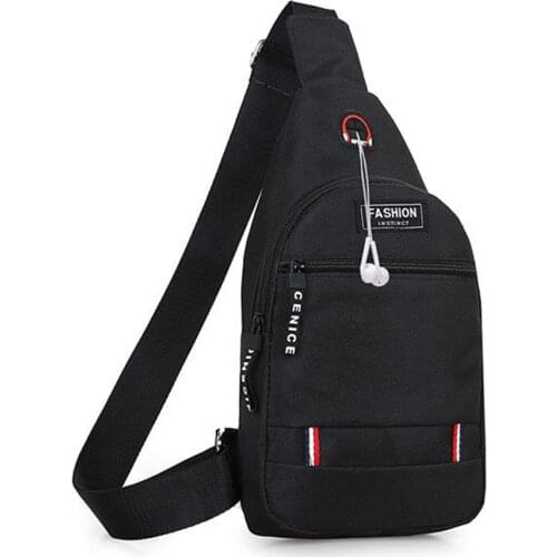Men Shoulder Bags Nylon Waist Packs Sling Bag Crossbody Outdoor Sport Shoulder Chest Daily Picnic Canvas Messenger Bag Bolsa