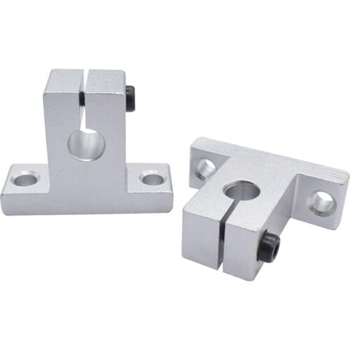 Free Shipping 20Pcs/16pcs Shaft Support Units A Package SK6 SK8 SK10 SK12 SK13 SK16 SK20 Shaft Support Units For 3D Printer