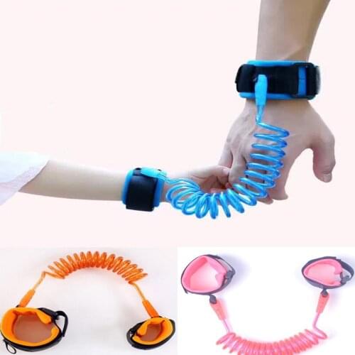 Toddler Baby Kids Safety Harness Continuously Child Leash Anti Lost Wrist Link Traction Rope Anti Lost Baby Safety Wrist Link