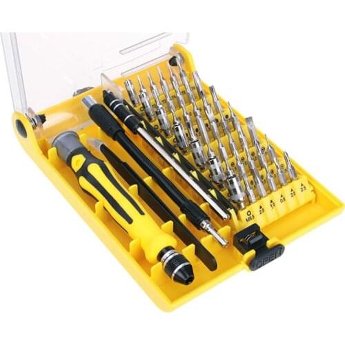 Precision Screw Driver 46 in 1 Magnetic Screwdriver Set Repair Tools Screwdrivers for Phone PC with Tweezer or Flexible Rod