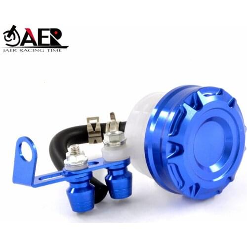 JAER Motorcycle Front Brake Fluid Reservoir Oil Cup for Honda Kawasaki Yamaha TMAX Suzuki Triumph Aprilia Ducati MOTO