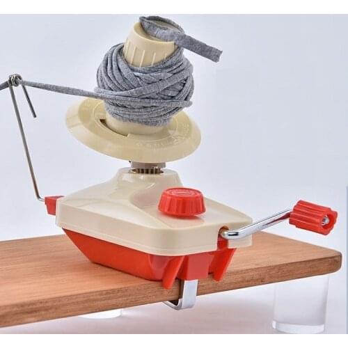 Knitting Machine Handheld Yarn Winder Fiber String Line Ball Winding Manual Wool Winder Machine Sewing Accessories