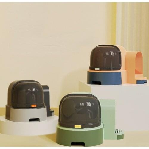 Enclosure Furniture Cat Litter Box Big House High Fully Enclosed Cat Litter Box Arenero Gato Cerrado Modern Cat Supplies BD50CB