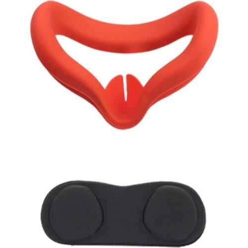 Silicone Eye Mask Cover Pad for oculus Quest 2 VR Headset Anti-sweat Eye Cover 62KA
