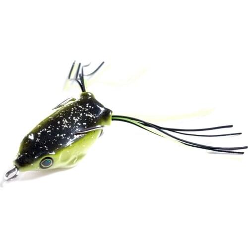 2019 HENGJIA 1pcs/lot 4cm/4.8g Fishing Lure Artificial Silicone Bait Frog Lure Soft Fishing Frog Lures fishing tackle