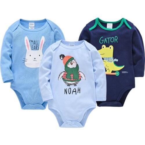 2021 Toddler Baby Boys Clothes Unicorn Girls Clothing Bodysuits Baby Girls Clothes 0-24M Newborn 100%Cotton Roupas de bebe