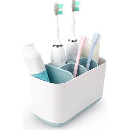 4colors Electric Toothbrush Holder Large New Bathroom Candy Storage Organizer Bath New Storage Rack Accessories Wholesale