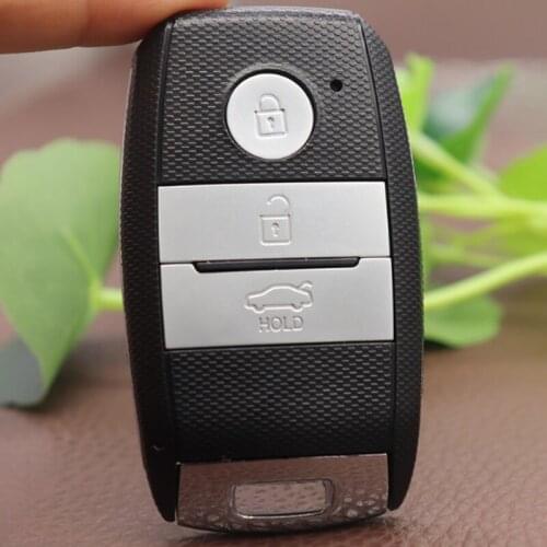 DAKATU Replacement Smart key shell for Kia K3 K5 New Smart Remote Control Car Key Shell Case Fob Housing Cover 3 Button Uncut