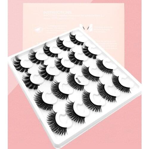 Hot sale eyelashes MY1003 comfort 10Pairs 25mm Volume Soft HandMade eyelashes Faux Mink False Eyelash extension