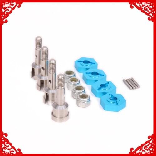 4PCS Convertsion Set To 1/10 Rc radnabe Model Car On-Road Racing Wheel Set 1/18 Wltoys A959 A969 A979 K929 A580062 Adaptor Toy