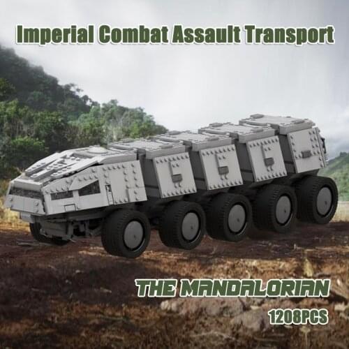 Mandalorians Imperial MOC Building Blocks Star Moive Combat Assaul Model Combat Assault Transport Toys for Children Xmas Gift