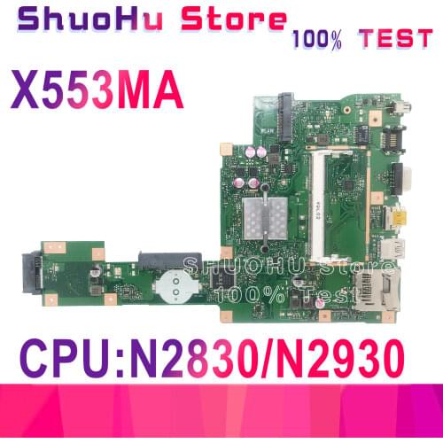 KEFU For ASUS X553MA X503M X553M F553M X503MA F553MA N2840/N2830 Laptop Motherboard Tested 100% work original Mainboard