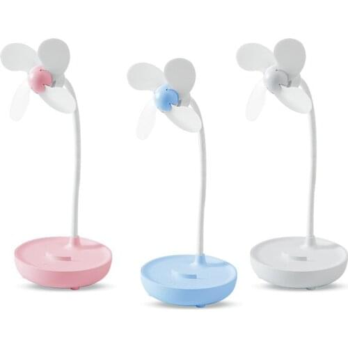 Usb small fan mini silent charging fan portable office desktop hand holding big wind handheld mini portable fan