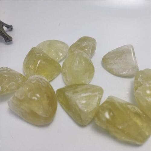 NATURAL CITRINE original turmble stone Larger Particles Quartz Crystal Pink crystal decoration Specime D3