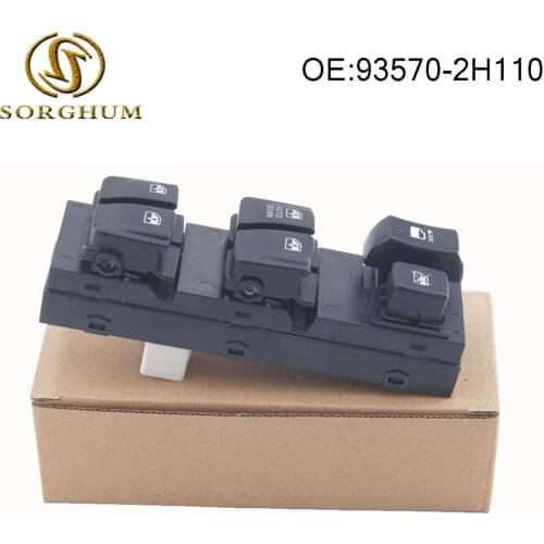 93570-2H110 935702H110 Left Driver Side Master Window Switch For Hyundai Elantra 07-10
