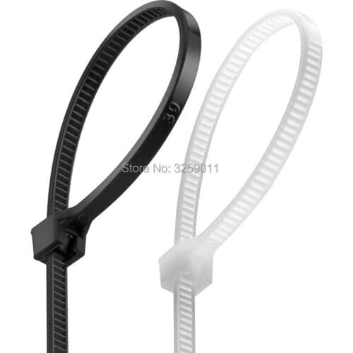 500PCS Self-Locking Nylon Cable Tie Heavy Duty Zip Ties 5*250 250mm Cable Clips Organizer, Cable Management