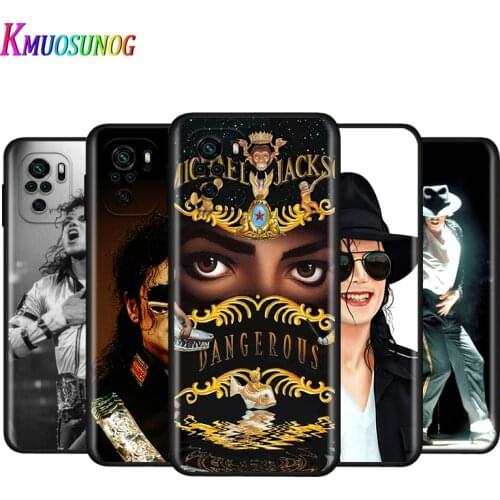 Silicone Cover Michael Jackson Singer For Xiaomi Redmi Note 10 10S 9T 9S 9 8T 8 7 7S 6 5A 5 4 4X 5G Pro Max Phone Case