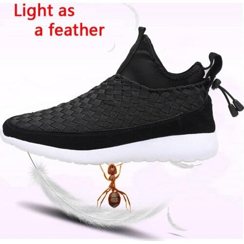 Four seasons new frosted leather manual couple shoes casual shoes comfortable fashion trend breathable woven belt upper shoefb