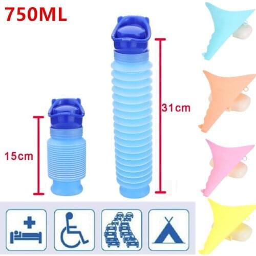 High Quality 750ML Portable Adult Urinal Outdoor Camping Travel Urine Car Urination Pee Soft Toilet Urine Help Men Toilet#20