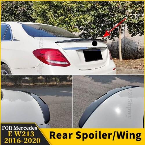 Roof Rear Spoiler Wing Racing Sport Boot Lip Tuning Accessories Trim Tail For Mercedes Benz E W213 2016 2017 2018 2019 2020