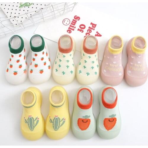 Yellow Baby Shoes Cartoon Cactus Kids First Walker Shoes Kids Non Slip Baby Shoes Baby Boy Accessories Shoe for Girls Baby Shoes