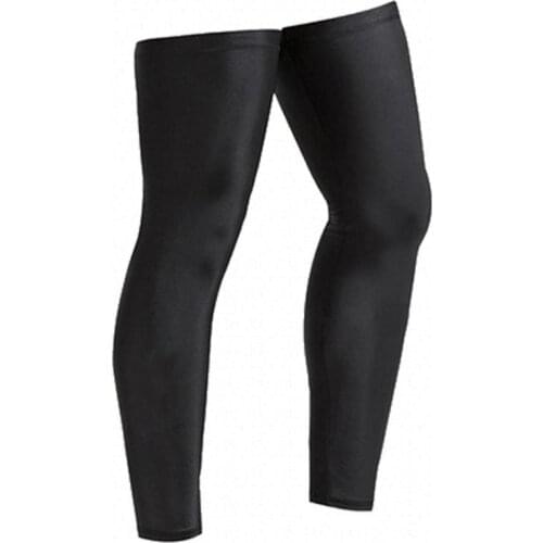 1 Pair Anti UV Cycling Legwarmers Compression Bike Sports Leggings Running Hiking Basketball Soccer Leg Sleeves Sports Safety