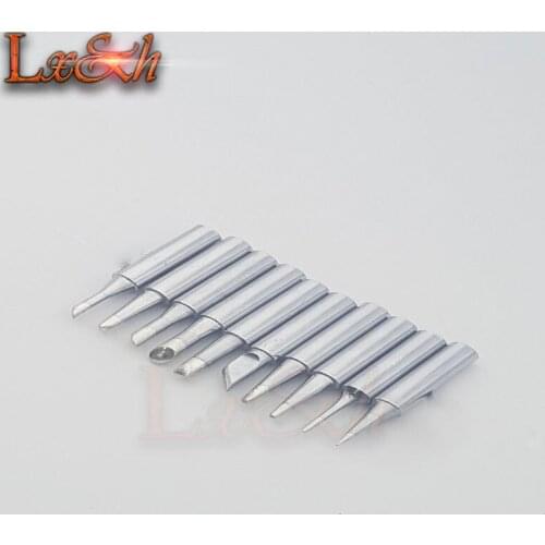 10 X Lead-free solder Iron tip 900M-T for hakko 933.376.907.913.951,898D,852D+,atten,quick,Lukey 852D soldering rework station
