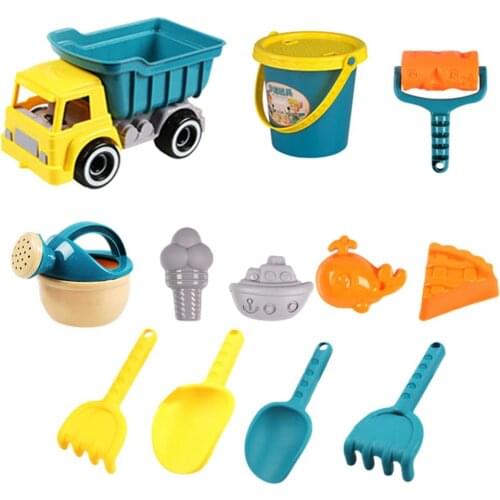12pcs Beach Playing Toys Kids Beach Sand Toys Pretend Play Toy Set Sand Playing Toys Fun Kids Water Beach Seaside Tools