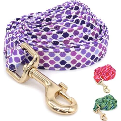 150cm Nylon Dog Leash Colorful Printed Pet Leash Rope Dogs Cat Leads Belt Leashes for Dogs Walking Training French Bulldog Pug