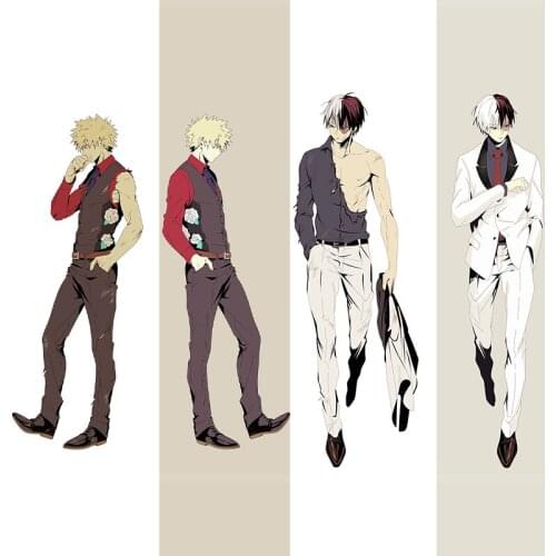 Anime JK My Hero Academia Todoroki Shoto Katsuki Bakugo Husbando boy Dakimakura Body Pillowcase One For All Pillow Cover Case