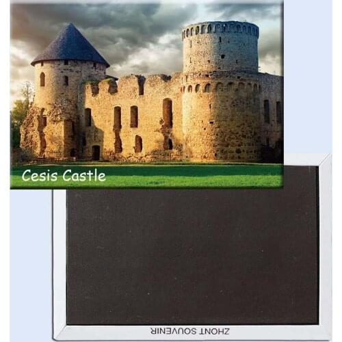 SOUVEMAG Cesis-Castle-Latvia Refrigerator Magnets 21067,Souvenirs of Worldwide Landscape Online Store