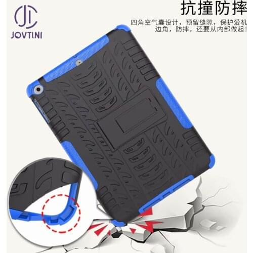 For iPad 9.7 2018 2017 Air Case 9.7" Kids Shockproof TPU+PC Stand Tablet Cover For iPad 9.7 2017 Case For iPad Air / iPad 5 Case