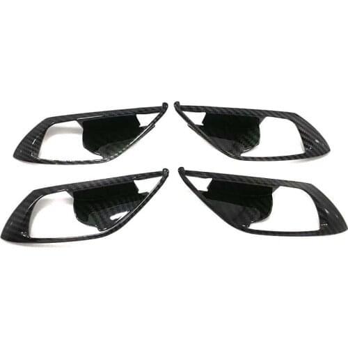 For Mazda CX-8 CX8 2018 2019 Door Handle Bowl Cover Inner Door Bowl Trim Side Door Bowl Protector ABS Car Styling Accessories