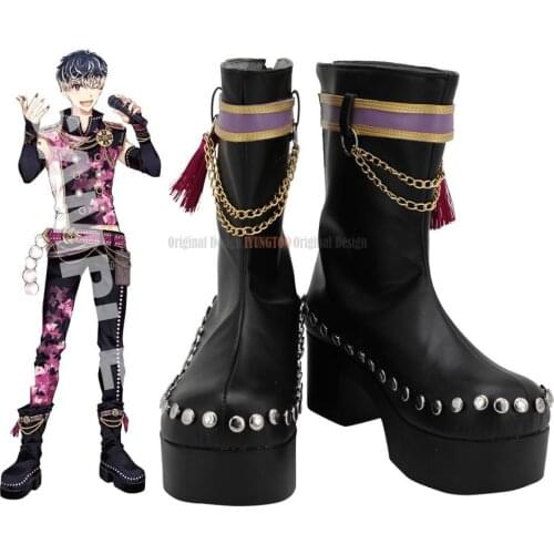 Idolish7 Re:member Momo Momose Sunohara Cosplay Boots Platform Shoes Custom Made Any Size