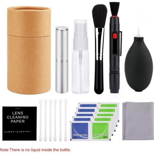 Camera Cleaning Kit Lens Cleaning Kit with Air Blower Cleaning Pen Cleaning Cloth for Most Camera Mobile Phone Laptop