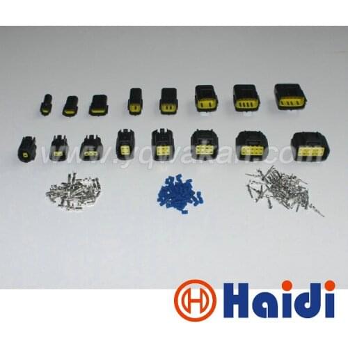Free shipping 1set complete Brand 1/2/3/4/6/8/10/12 Pin male&female Sealed Electrical Set Car Truck denso connectors