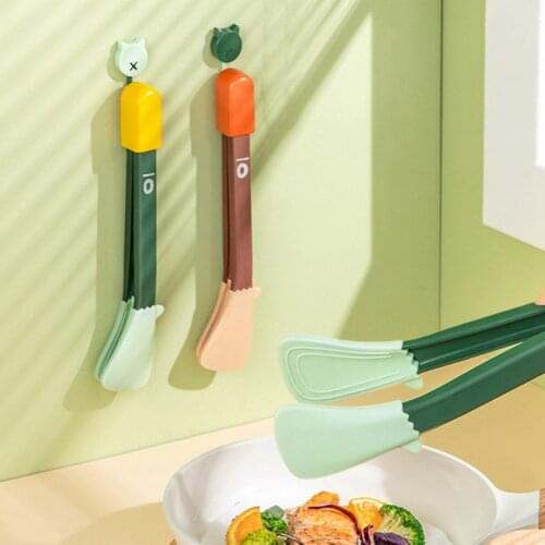 Silicone Food Tong Non-slip Kitchen Tongs Cooking Clip Clamp BBQ Salad Tools Grill Kitchen Accessories