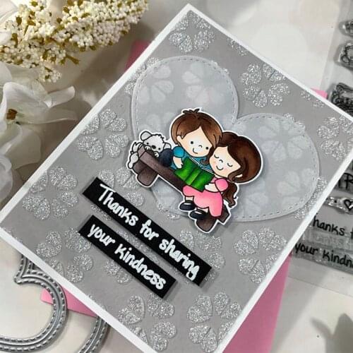 Sweet Heart Frame "hello" Words Album Metal Cutting Dies Stencils For DIY Scrapbooking Paper Card Making Decor Craft 2020 New