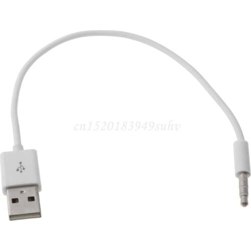 USB 3.5mm Data Sync Charging Cable Adapter for Apple iPod Shuffle 2nd
