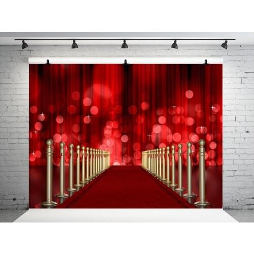 VinylBDS 10X10FT Red Stage Photo Background Photography Backdrop Carpet Aperture Backgrounds For Photo Studio Microfiber