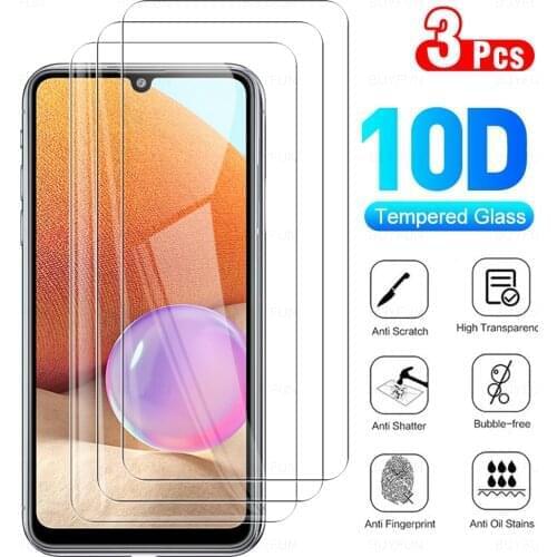 For samsung galaxy a32 a 32 glas anti-scratch screen protectors film SM-A325F/DS 6.4" 3pcs sansung glass a32 tempered glasses