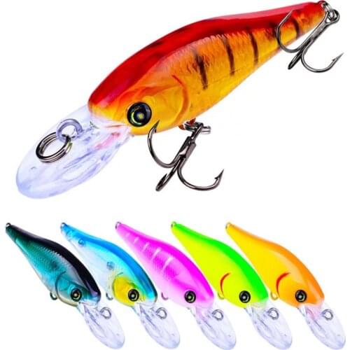 1PCS Mini Minnow Fishing Lure 6.7cm/5.5g Fake Fish Crankbait Wobbler Artificial Japan Hard Bait Swimbait Trout Lure