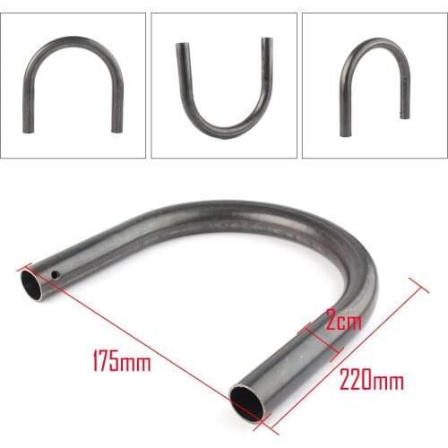 175mm Unpainted Motorbike Rear Seat Frame Hoop Loop End Brat For Cafe Racer Yamaha XS 750 850 Honda Suzuki